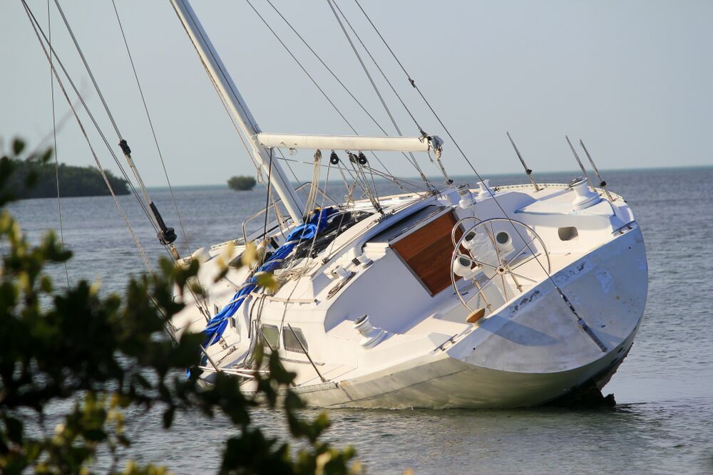 Photo of boating accident